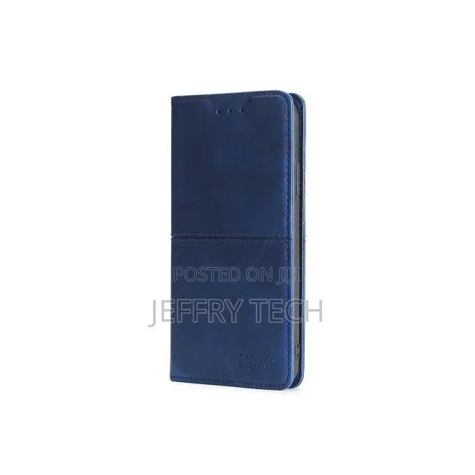 Oppo A83 Case Leather Wallet Phone Case Filp Cover - Blue