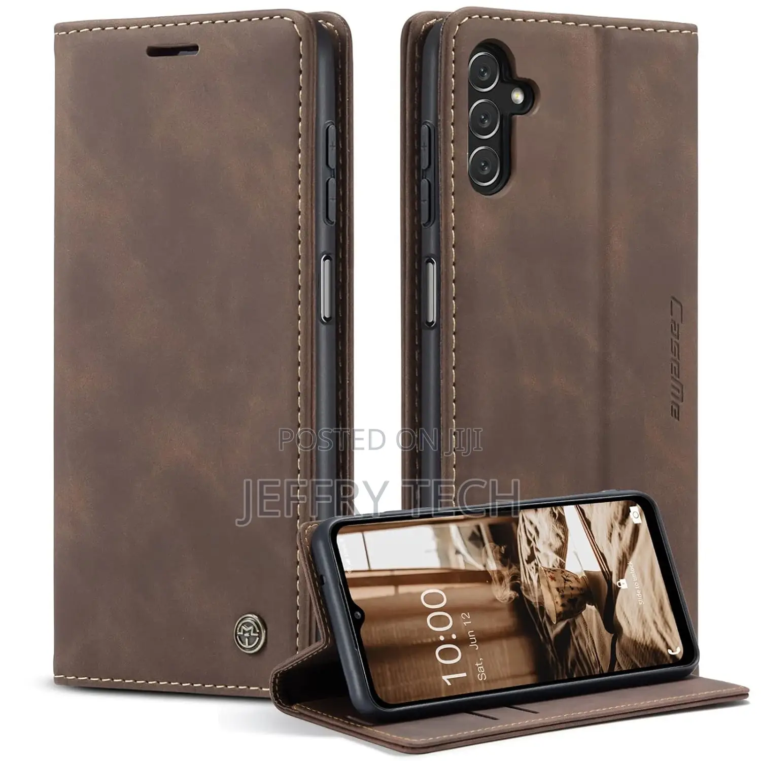 XYX Wallet Case for Samsung Galaxy A14 5g/A14 4G, Matte Text