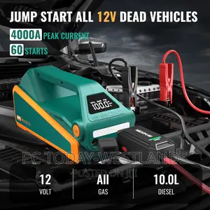 NEXPOW AP1 Jump Starter 4000A With Air Compressor 150 PSI