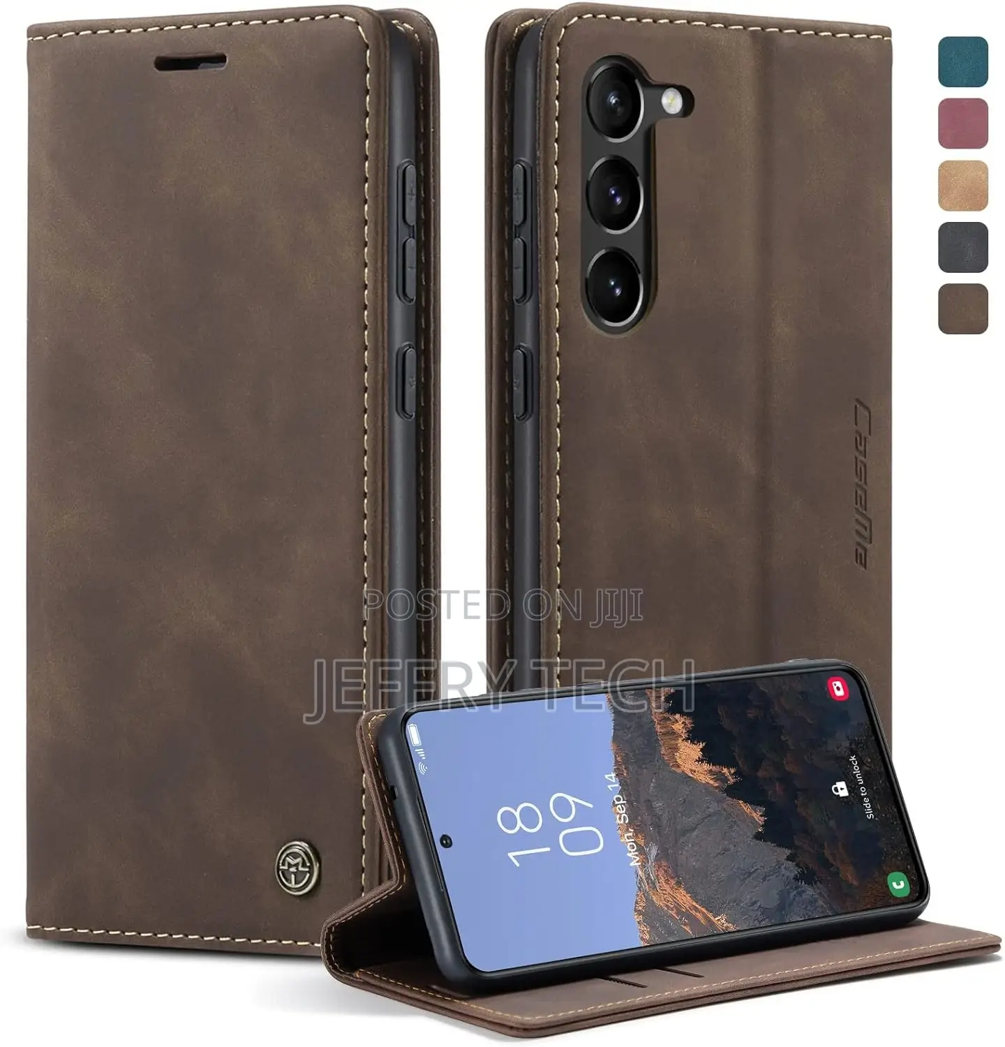Caseme for Samsung Galaxy S23 Plus/S23+ Wallet Case,Soft PU