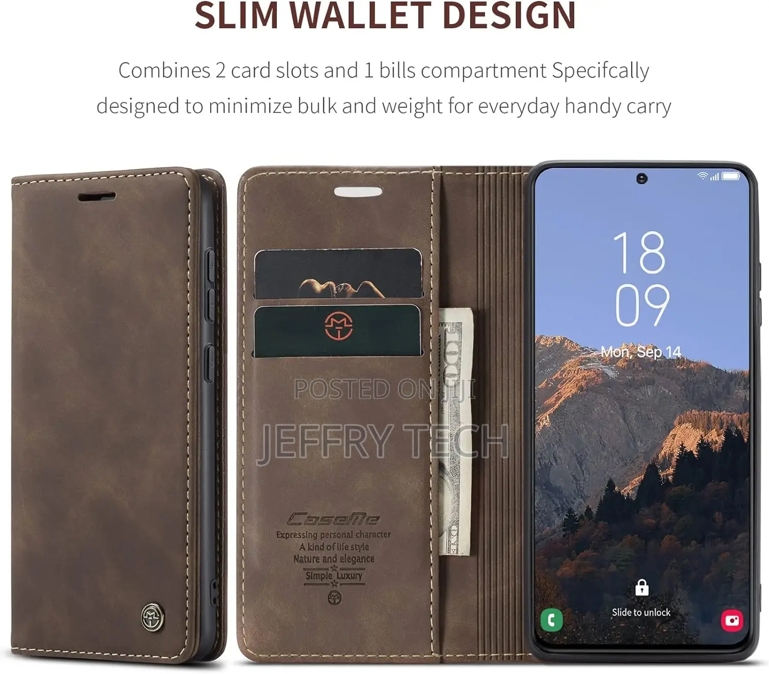 Caseme for Samsung Galaxy S23 Plus/S23+ Wallet Case,Soft PU