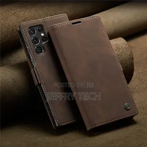 For Samsung Galaxy S22 Ultra S22+ Caseme Magnetic Flip Walle