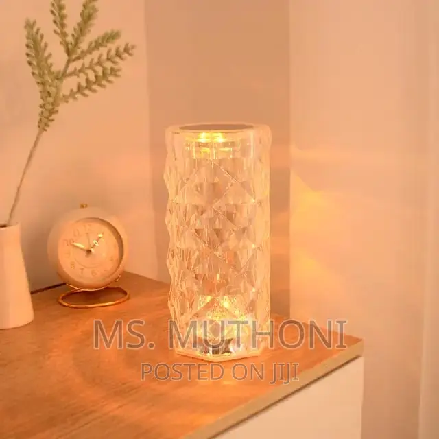 16 Color Changes Crystal Rechargeable Touch Lamp