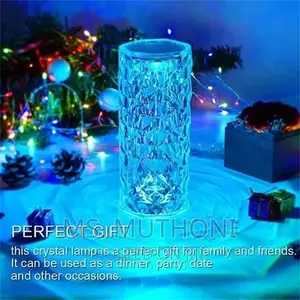 16 Color Changes Crystal Rechargeable Touch Lamp