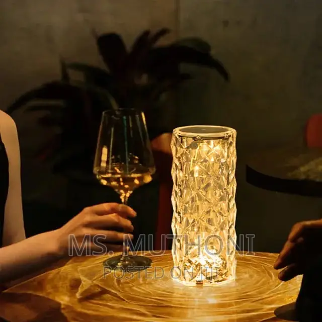 16 Color Changes Crystal Rechargeable Touch Lamp