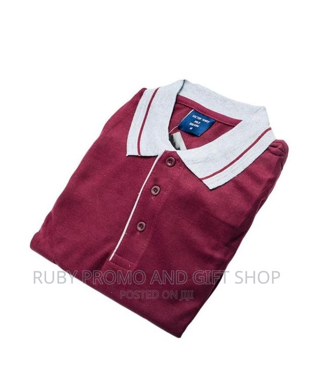 Classic Marron With Grey Striped Colar - main view