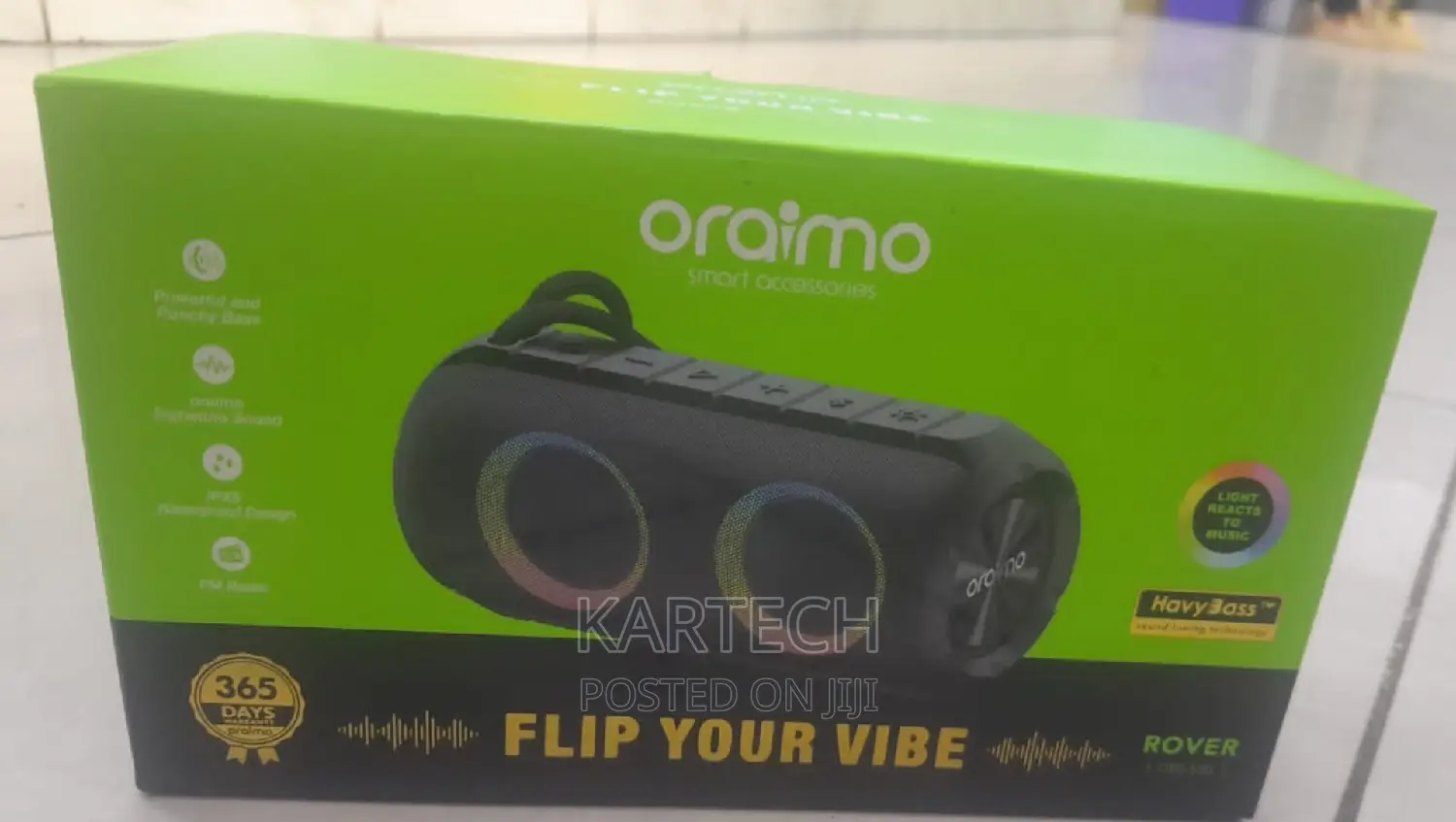 Oraimo Rover OBS-53D Flip Your Vibe Speaker 2400mah