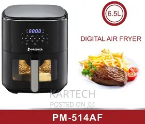 Premier Digital Air Fryer PM-514AF - 6.5litres