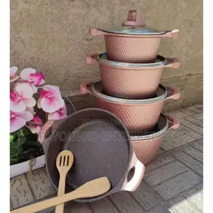 UNIQUE 12 PCS Granite Cookware Set
