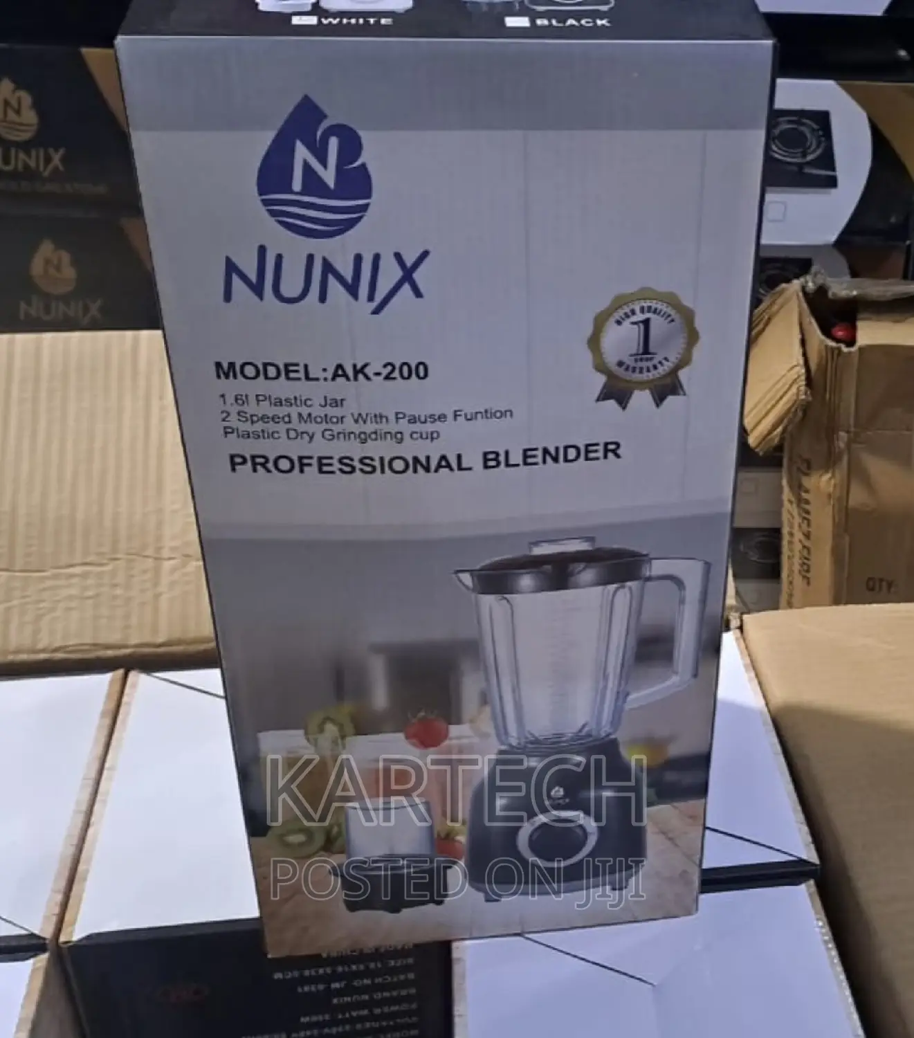 Nunix Blender With Grinder (AK-200)