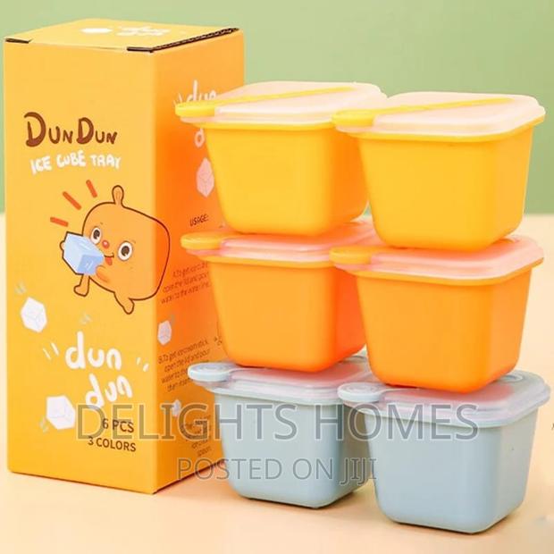 6pc Ice Cube Molds