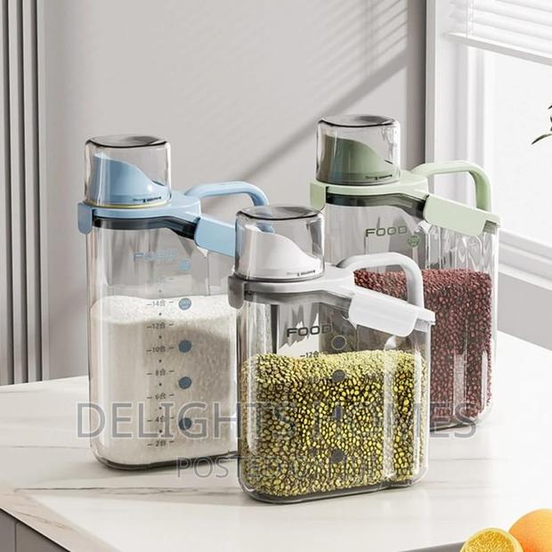 Cereal Storage Box Transparent - main view
