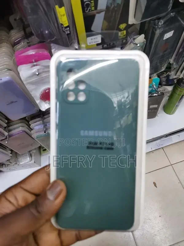 Samsung A71 Green Anti-Shock,Soft Silicone Back Cover 15 X 8