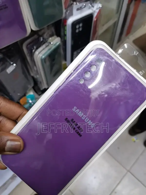 Skin-Touch Matte TPU Case for Samsung Galaxy A70 - Purple