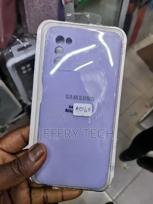 Back Mobile Cover for Samsung Galaxy A03 Silicone - Purple