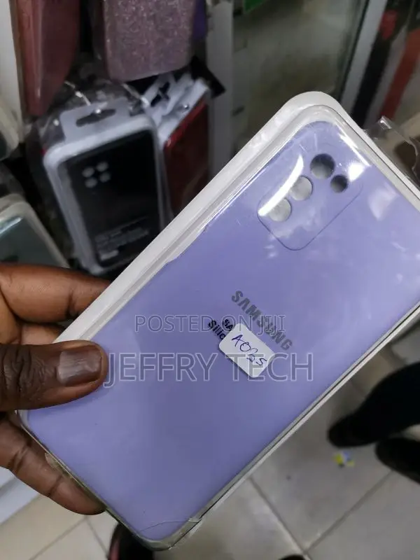 Back Mobile Cover for Samsung Galaxy A03 Silicone - Purple