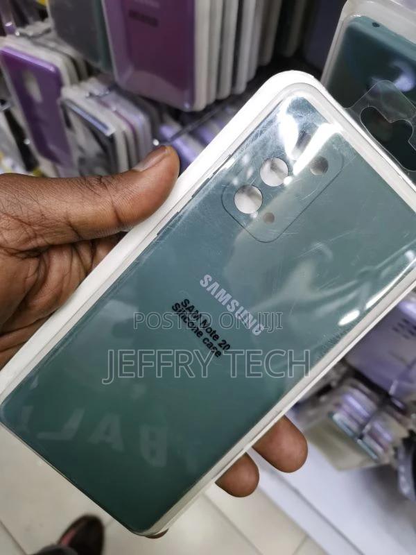 Green Original Camera Silicone Case for Samsung Note 20 - main view