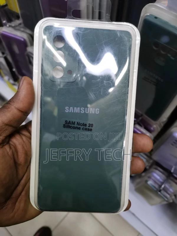 Green Original Camera Silicone Case for Samsung Note 20 - thumbnail 3