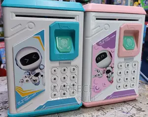 Digital Piggy Bank With Finger Prints