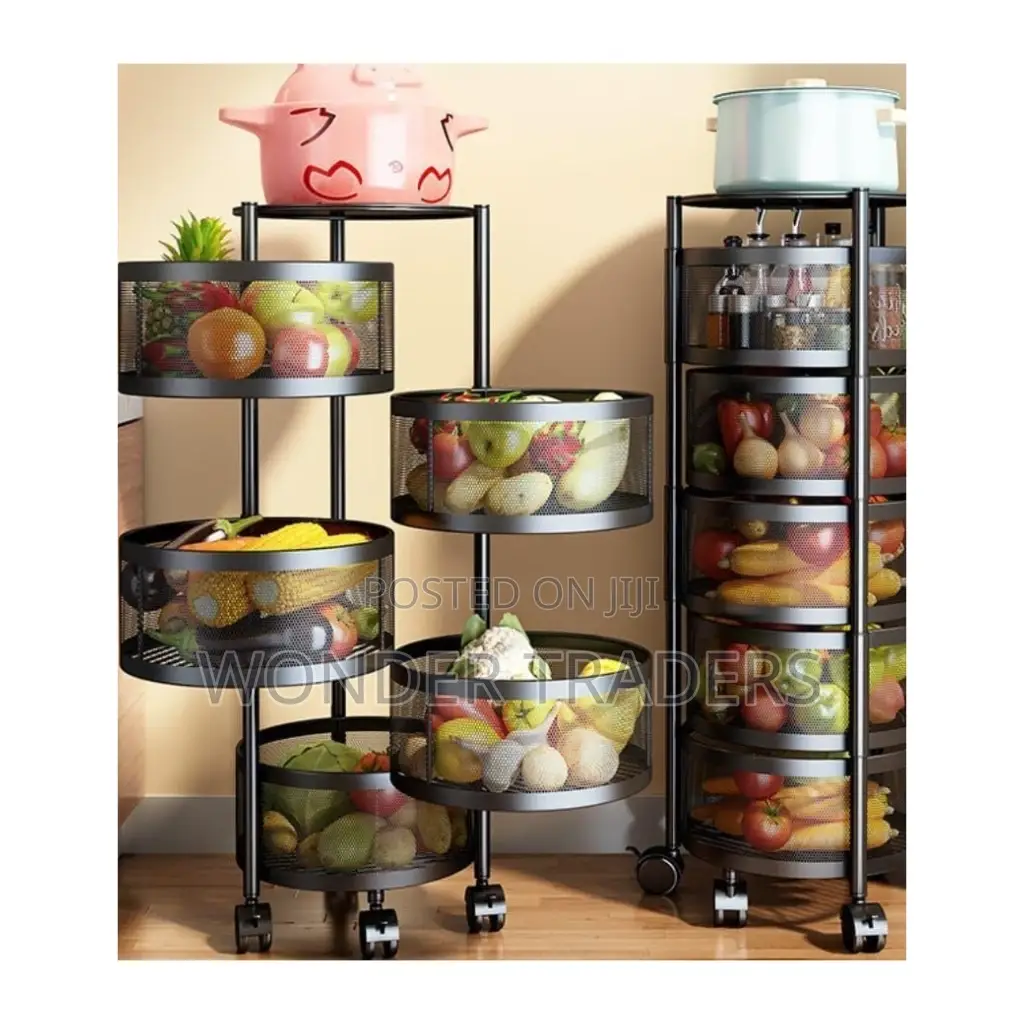 Fruits/Kitchen Storage Rack With Wheels
5 Stair/Tier