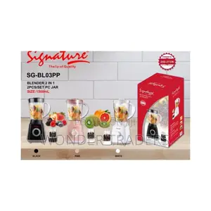 Signature Blender 2 in 1-in Black