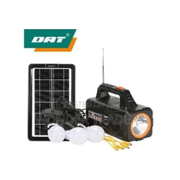 Solar Kit; Panel, Torch, 3 Bulbs, Radio, Charging Kit