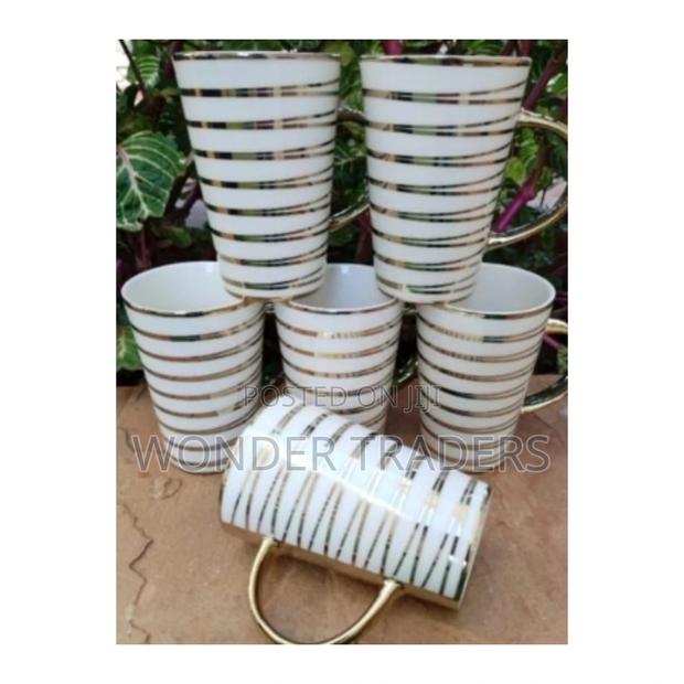 Set of 6 Golden Cups - main view