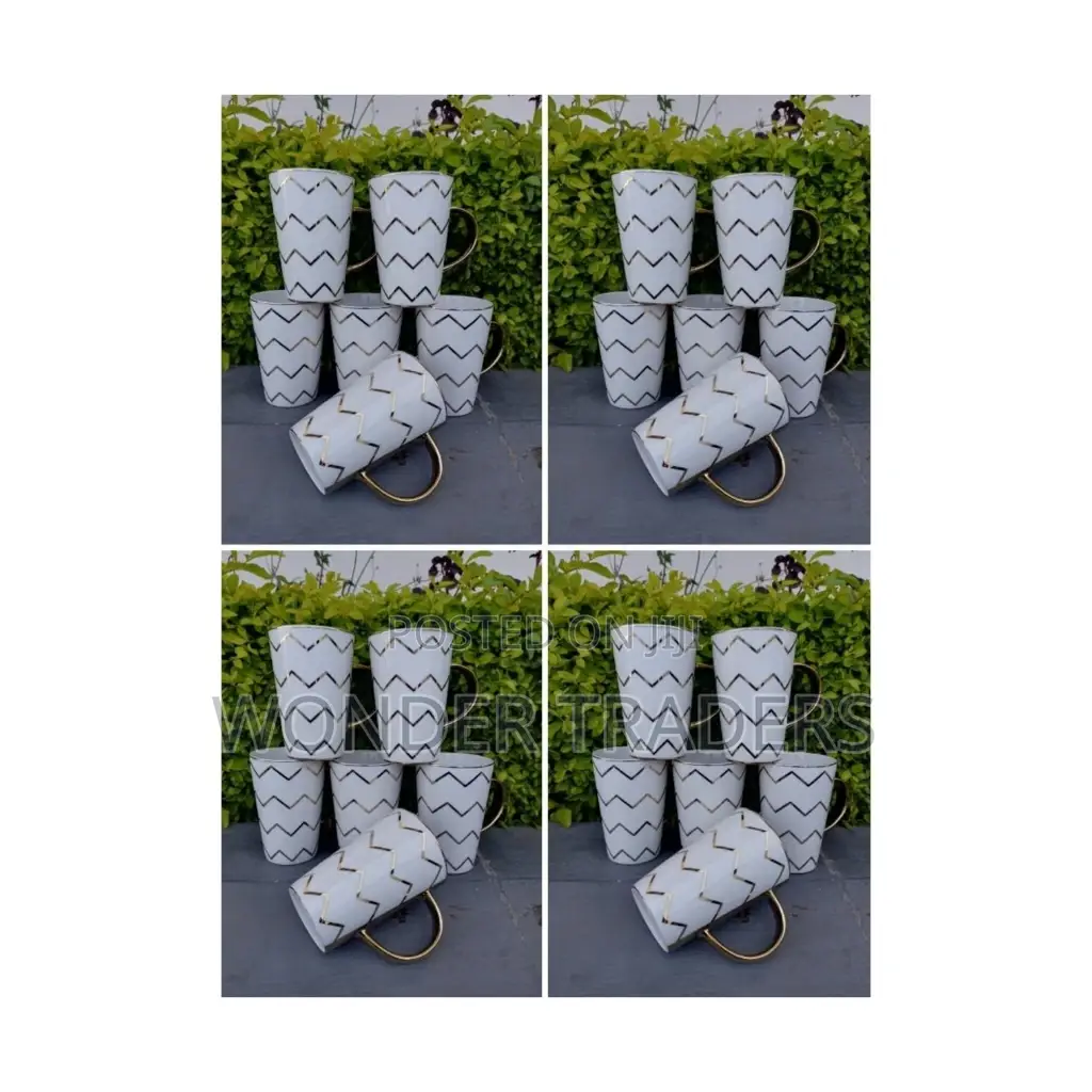 Set of 6 Golden Cups,Cups