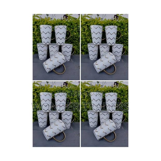 Set of 6 Golden Cups,Cups