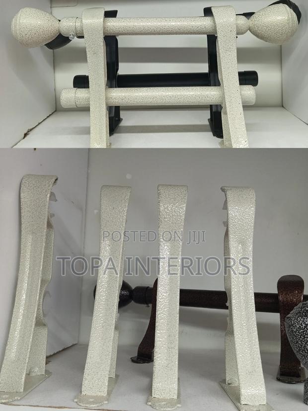 White Coated Jua Kali Double Brackets