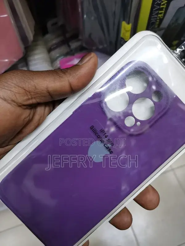 Silicone Case for iPhone 14 Pro Silicone Cover Purple