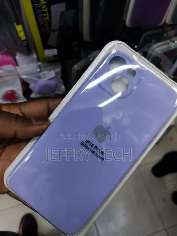 Silicone Case for iPhone 14 Plus Silicone Cover Purple