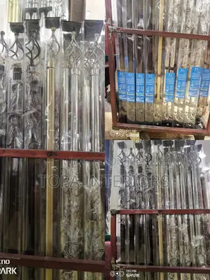 3 Metres Double Chinese Adjustable Curtain Rods Set