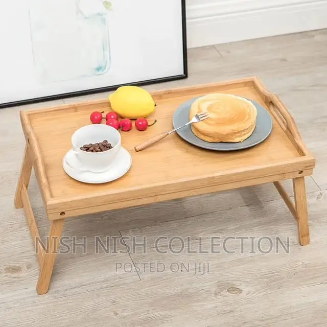 Foldable Bamboo Bed Tray