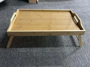 Foldable Bamboo Bed Tray