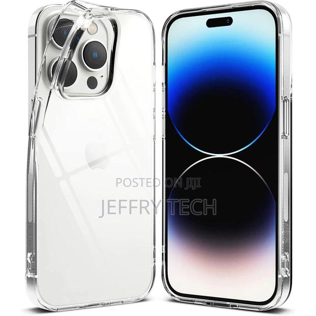 Clear Silicone Soft Back Cover Case for iPhone 14 Plus 13 12 - thumbnail 4