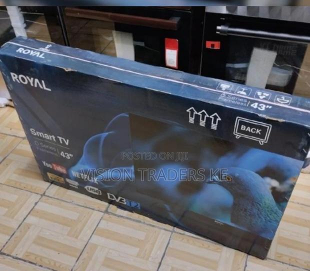 Royal 43 Inches Smart Android Frameless Tv.