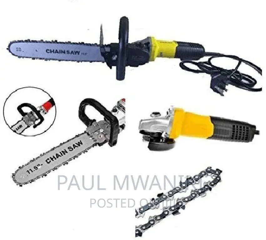 Amo412 Adapters for 12" Chainsaw With Grinder