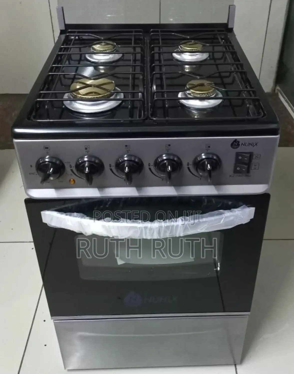 Nunix Standing Cooker Full Gas With Oven