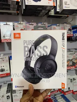 JBL Tune 510BT Wireless on-Ear Headphones With Purebass