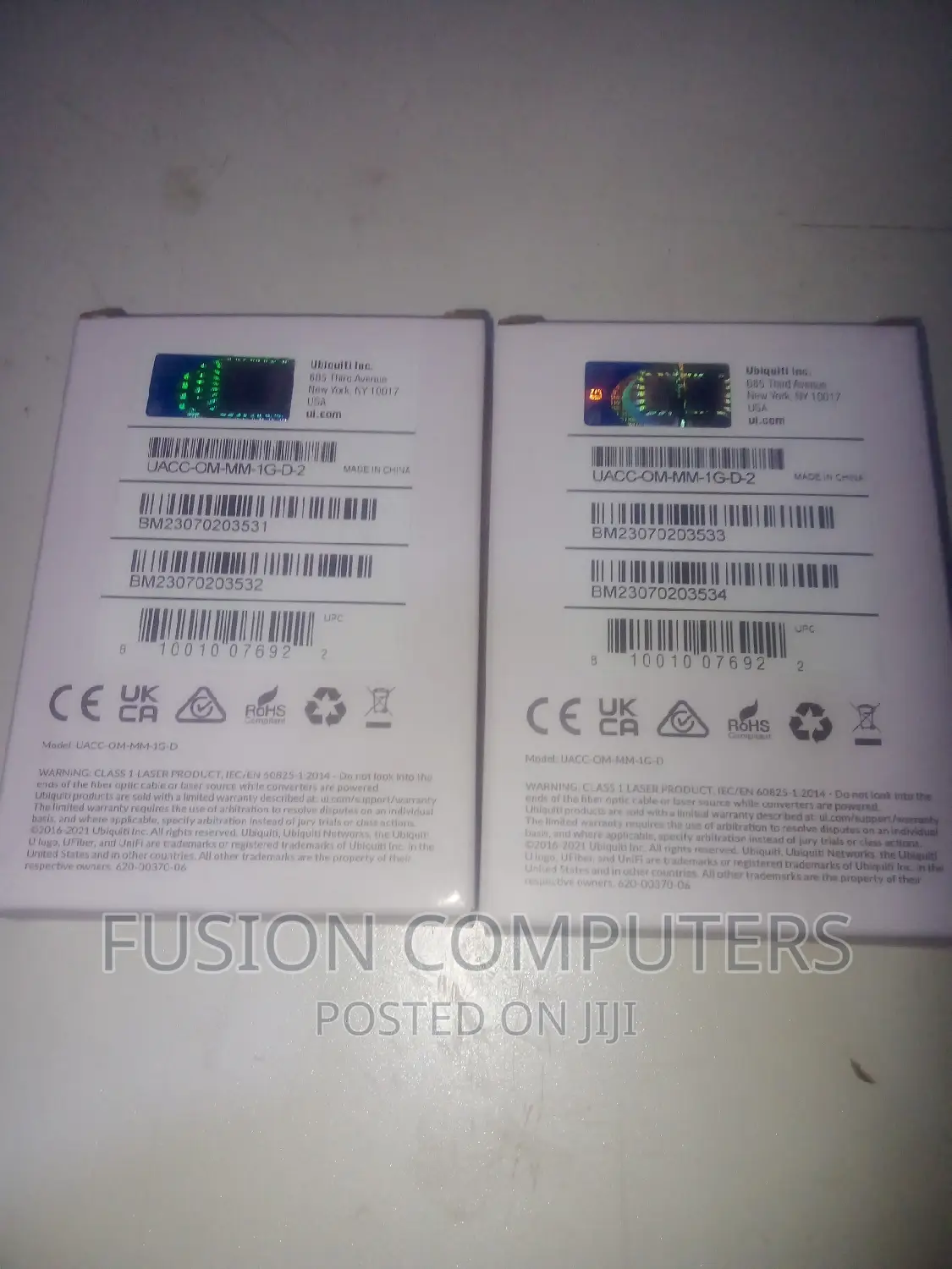 Unifi SFP Modules.