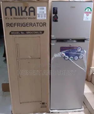Mika 168 Liters MRDCD168LSD Double Door Fridge