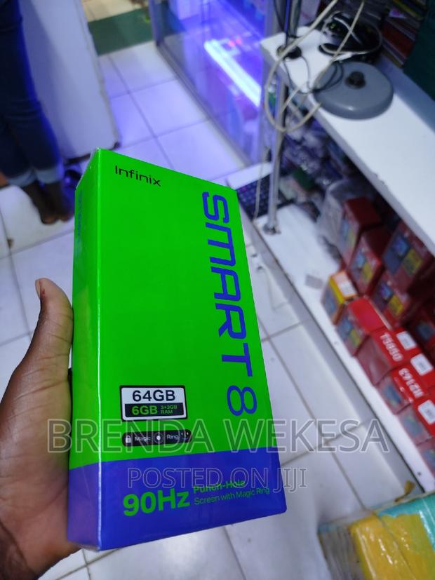 New Infinix Smart 8 64 GB Black - thumbnail 3