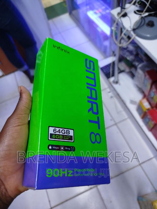 New Infinix Smart 8 64 GB Black - thumbnail 4