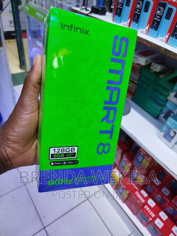 New Infinix Smart 8 128 GB Black - thumbnail 2