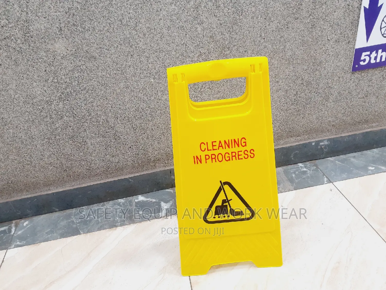 High Quality Cleaning In Progress Caution Sign
