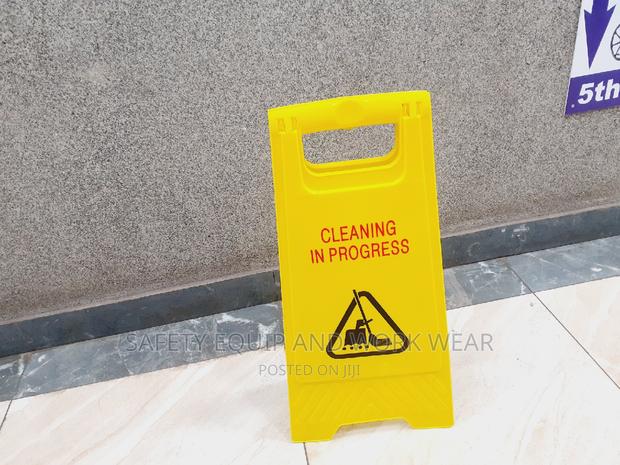 High Quality Cleaning In Progress Caution Sign