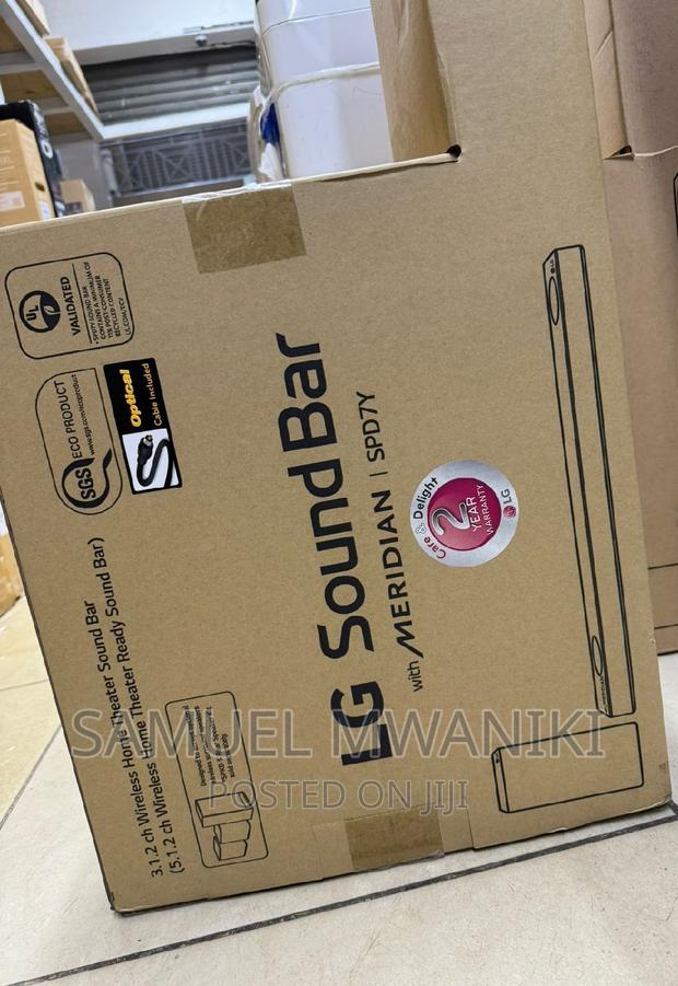 LG SPD7Y 3.1.2ch 380W Sound Bar, HDR Passthrough