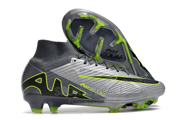 Nike Air Zoom Silver Gray Football Soccer Boots