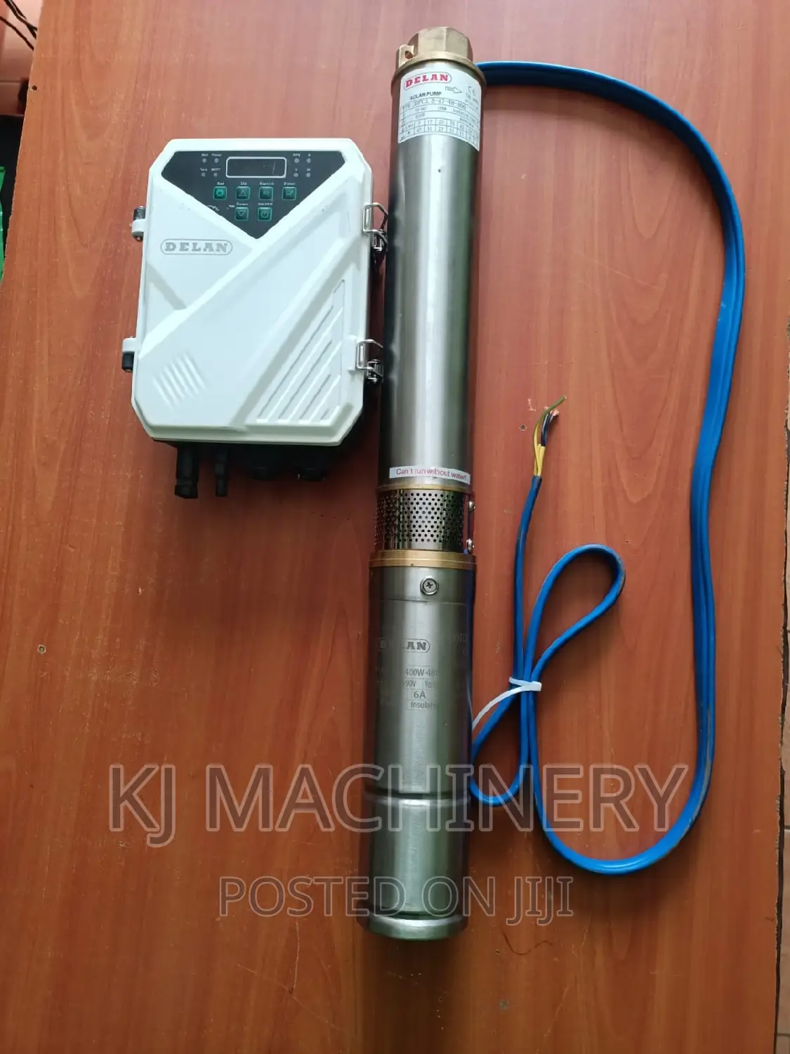 Delan Solar Submersible Pump 85m Head -1500watts